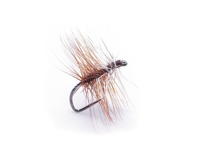 Four High Summer Dry Flies Brown BiVisible