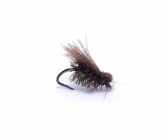 1 DOZEN CLEAR GREEN AND BLACK PARACHUTE FLIES FOR FLY FISHING-PAR 40 